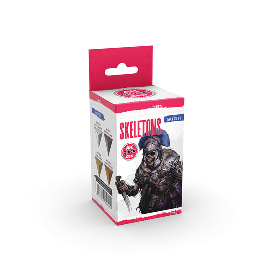 AK Interactive Quick Gen Paints Set - Skeletons