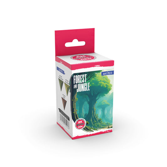 AK Interactive Quick Gen Paints Set - Forest and Jungle
