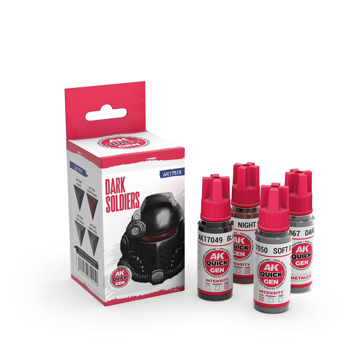 AK Interactive Quick Gen Paints Set - Dark Soldiers
