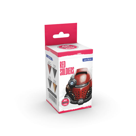 AK Interactive Quick Gen Paints Set - Red Soldiers
