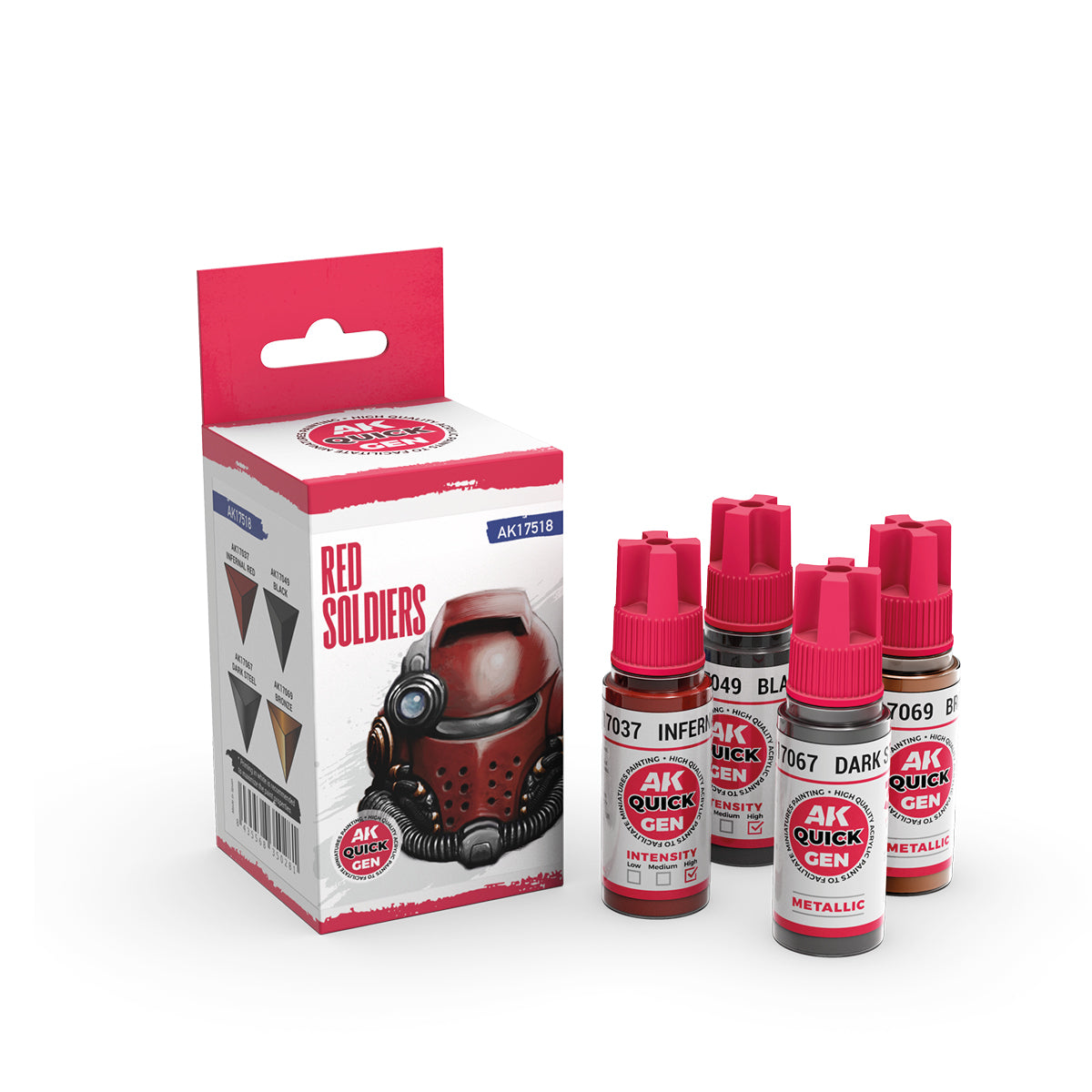 AK Interactive Quick Gen Paints Set - Red Soldiers