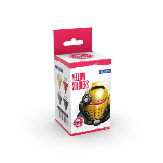 AK Interactive Quick Gen Paints Set - Yellow Soldiers
