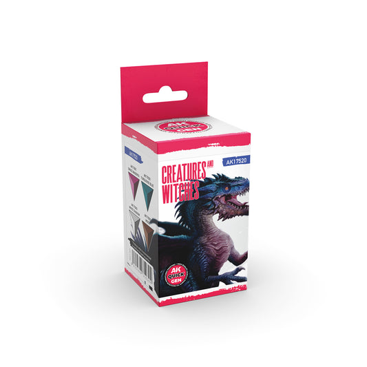 AK Interactive Quick Gen Paints Set - Creatures & Witches
