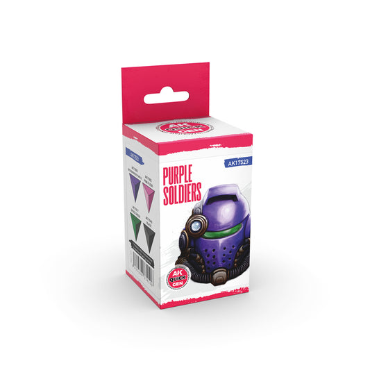 AK Interactive Quick Gen Paints Set - Purple Soldiers