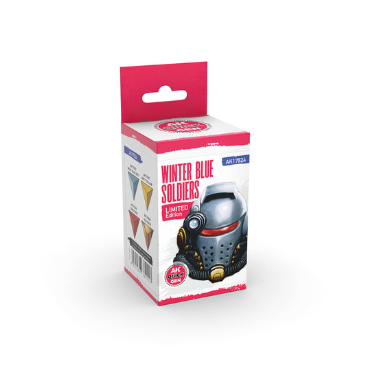 AK Interactive Quick Gen Paints Set - Winter Blue Soldiers