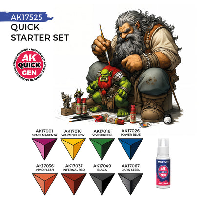 AK Interactive Quick Gen Quick Starter Set