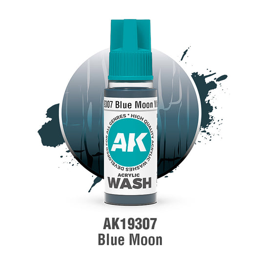 AK Interactive Acrylic Wash Blue Moon 18ml