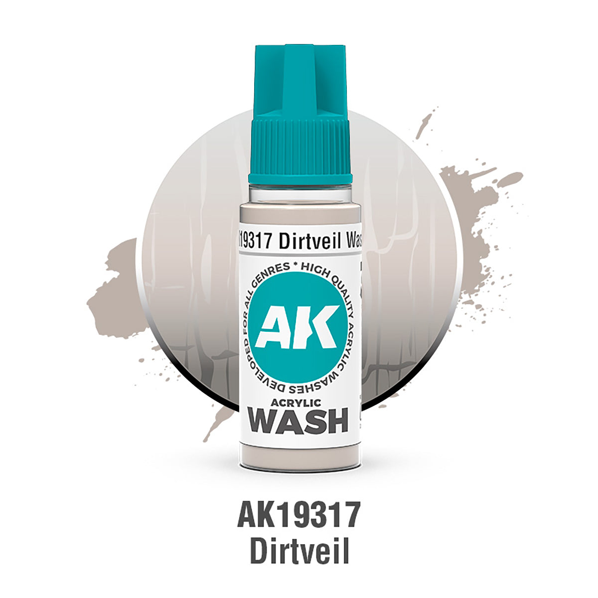 AK Interactive Acrylic Wash Dirtveil 18ml
