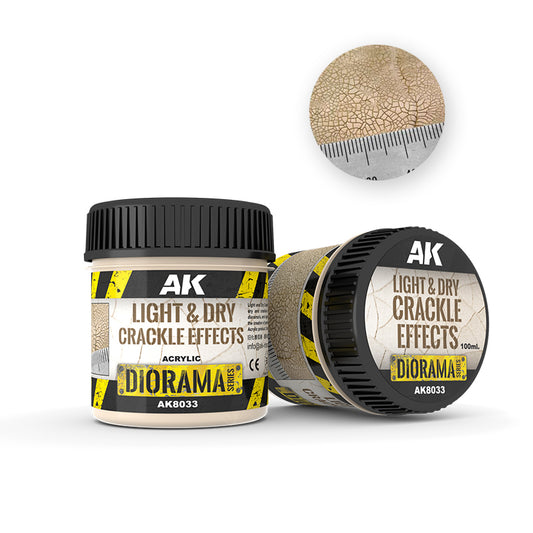 AK Interactive Light & Dry Crackle Effects 100ml