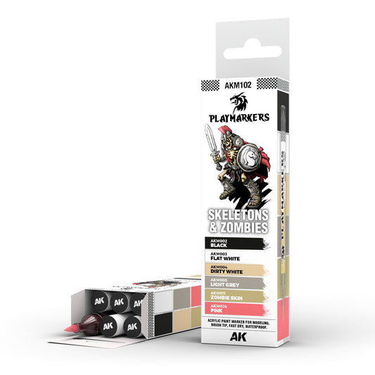 AK Interactive Playmarkers Set: Skeletons &amp; Zombies