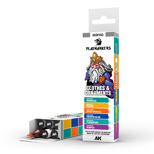 AK Interactive Playmarkers Set: Clothes &amp; Ornaments