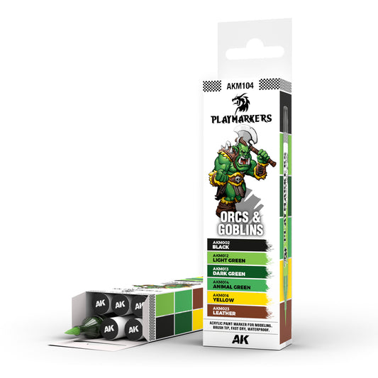 AK Interactive Playmarkers Set: Orcs &amp; Goblins
