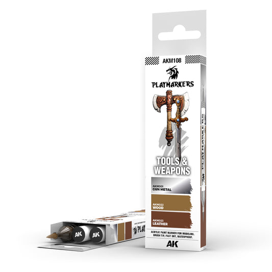 AK Interactive Playmarkers Set: Tools &amp; Weapons