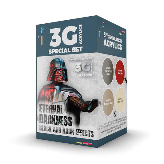 AK Interactive Wargame 3GEN Color Set: Eternal Darkness