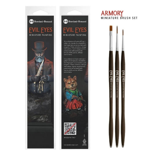 EVIL EYES - Armory Miniature Set of 3 brushes