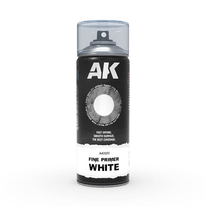AK Interactive Fine Primer White Spray