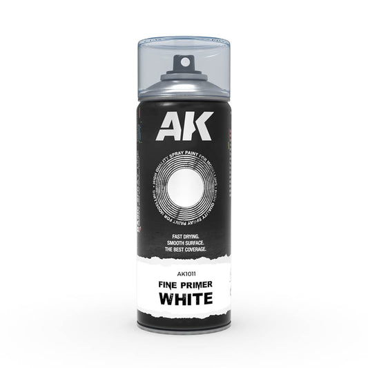 AK Interactive Fine Primer White Spray