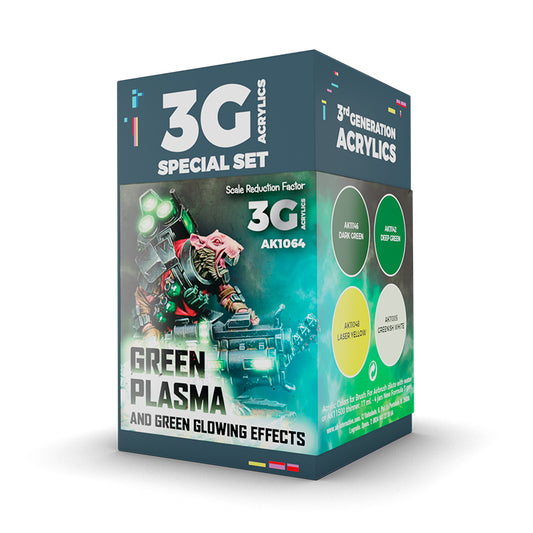 AK Interactive Wargame 3GEN Color Set: Green Plasma