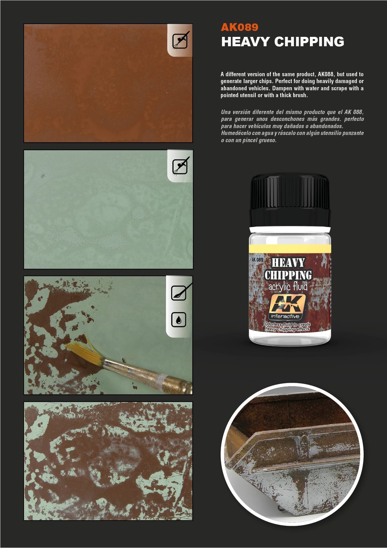 AK Interactive Heavy Effects Acrylic Fluid