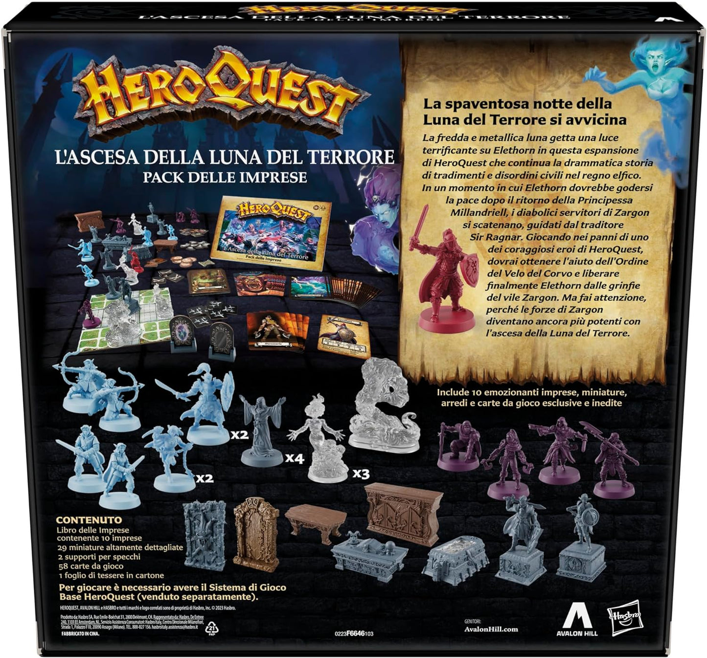 HeroQuest - Rise of the Dreadmoon - Italian Edition