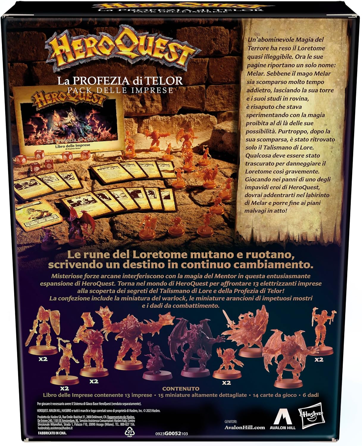 HeroQuest - The Prophecy of Telor - Italian Edition