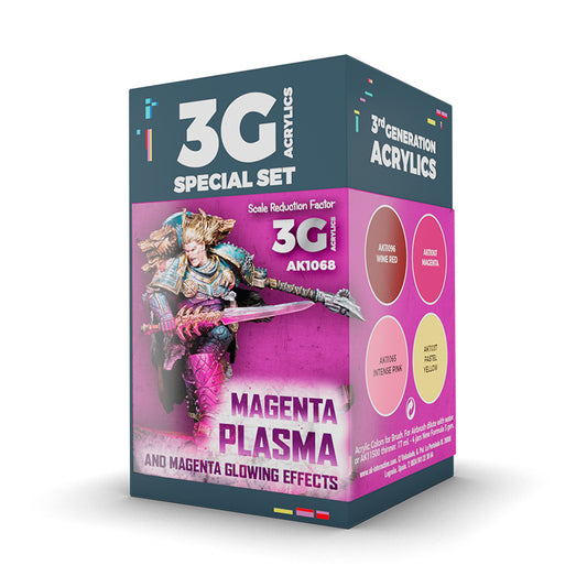 AK Interactive Wargame 3GEN Color Set: Magenta Plasma