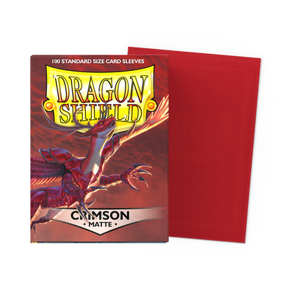 Protective Sleeves - Dragon Shield - Crimson Matte