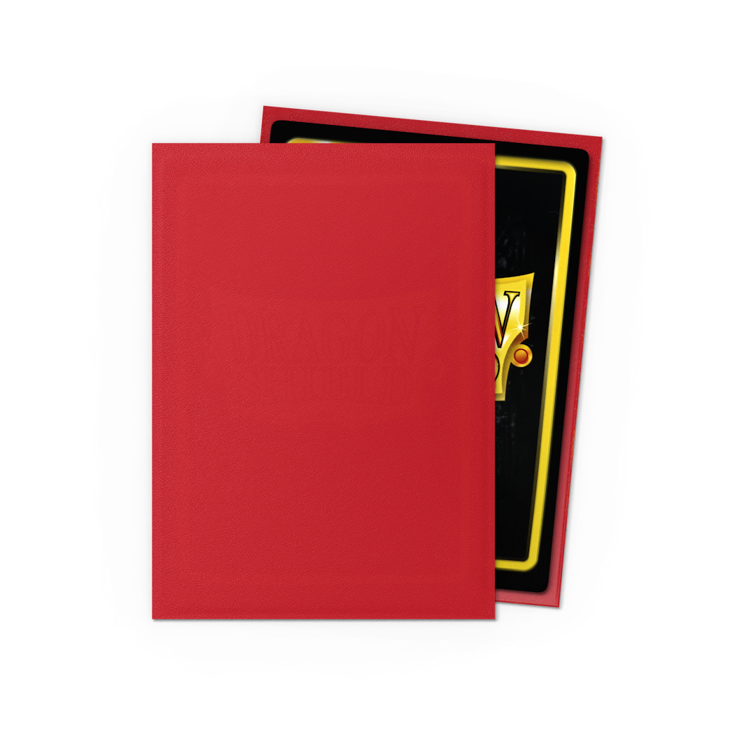 Protective Sleeves - Dragon Shield - Crimson Matte