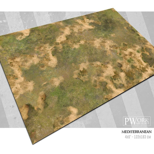 Battle Mat - Tappeto per Wargames in Neoprene - Mediterrean (22x30'')