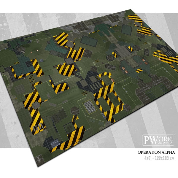 Battle Mat - PVC Wargames Mat - Operation Alpha (22x30'')