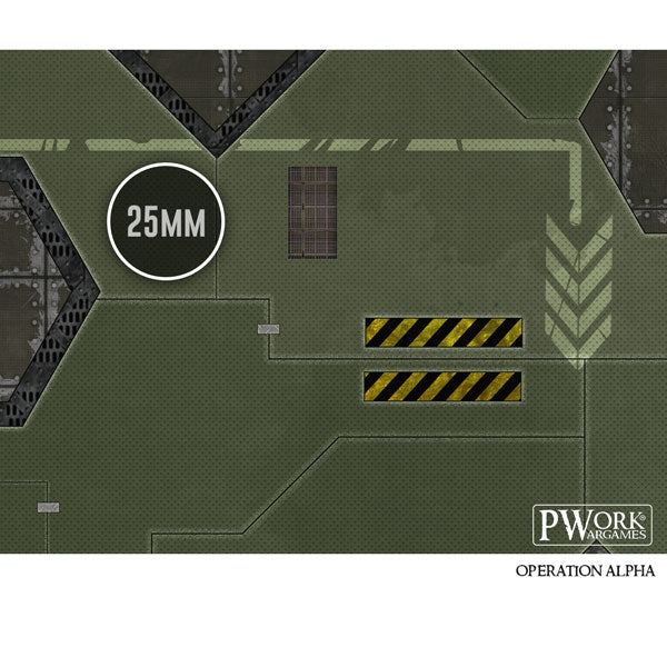 Battle Mat - PVC Wargames Mat - Operation Alpha (22x30'')