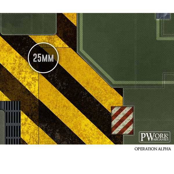 Battle Mat - PVC Wargames Mat - Operation Alpha (22x30'')