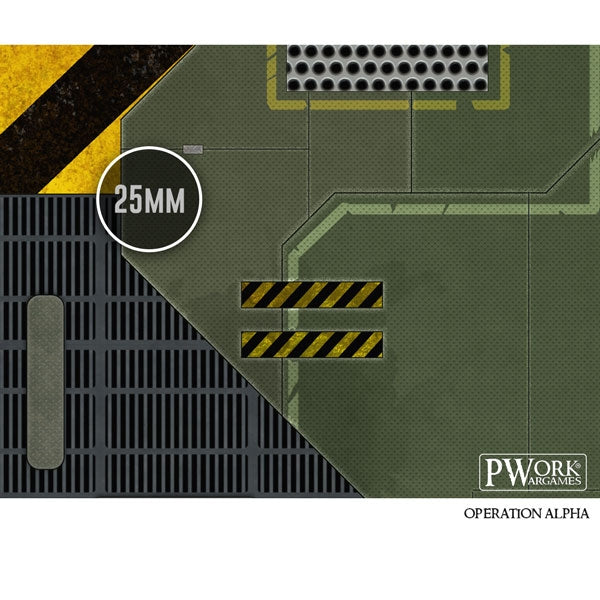 Battle Mat - PVC Wargames Mat - Operation Alpha (22x30'')