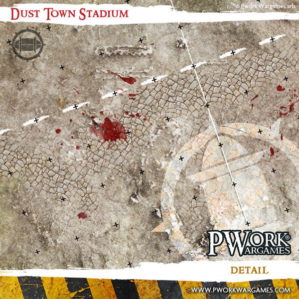 Blood Bowl Fantasy Football Neoprene Game Mat - Dust Town