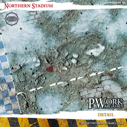 Blood Bowl Fantasy Football Neoprene Game Mat - Northern Stadium