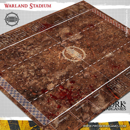 Blood Bowl Fantasy Football Neoprene Game Mat - Warland