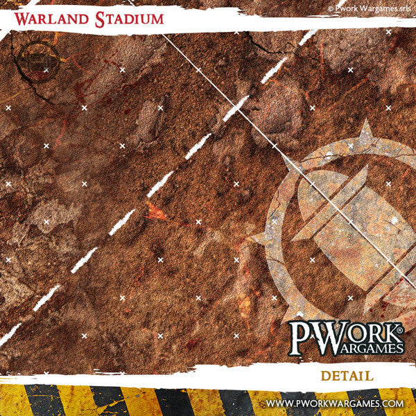 Blood Bowl Fantasy Football Neoprene Game Mat - Warland