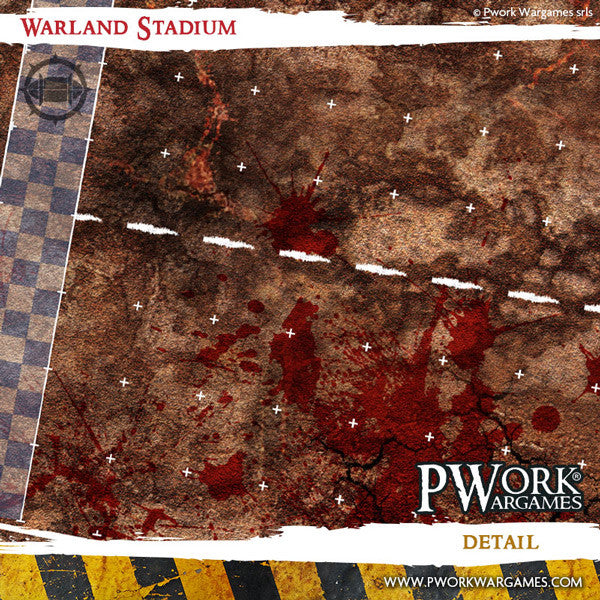 Blood Bowl Fantasy Football Neoprene Game Mat - Warland