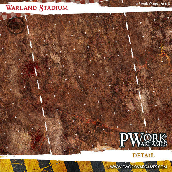 Blood Bowl Fantasy Football Neoprene Game Mat - Warland