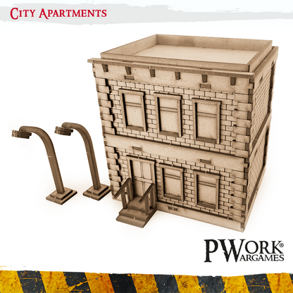 MDF Terrain Scenery - Modern City Apartments