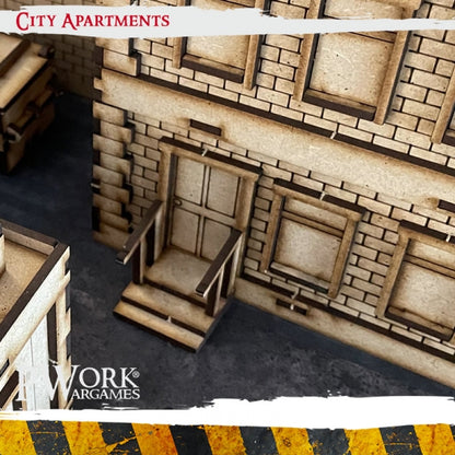 MDF Terrain Scenery - Modern City Apartments