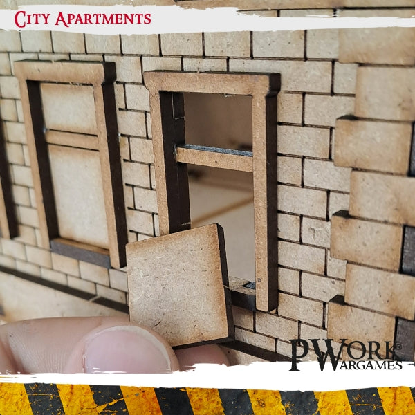 MDF Terrain Scenery - Modern City Apartments