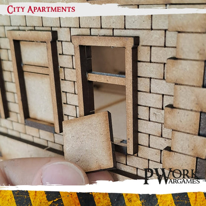 MDF Terrain Scenery - Modern City Apartments