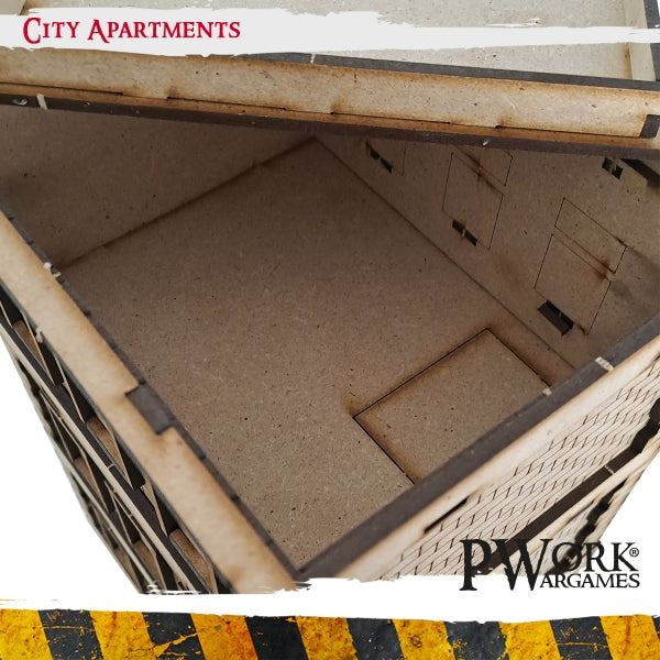 MDF Terrain Scenery - Modern City Apartments