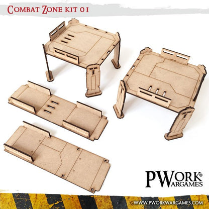 MDF Terrain Scenery - Combat Zone 01