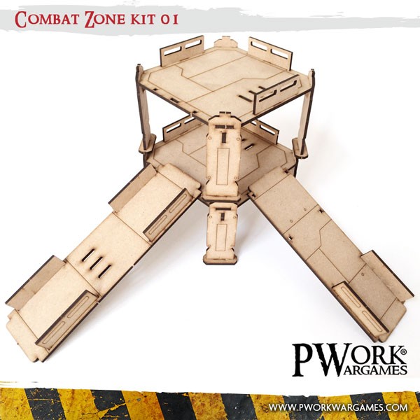 MDF Terrain Scenery - Combat Zone 01