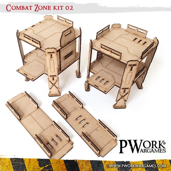 MDF Terrain Scenery - Combat Zone 02