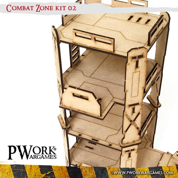 MDF Terrain Scenery - Combat Zone 02