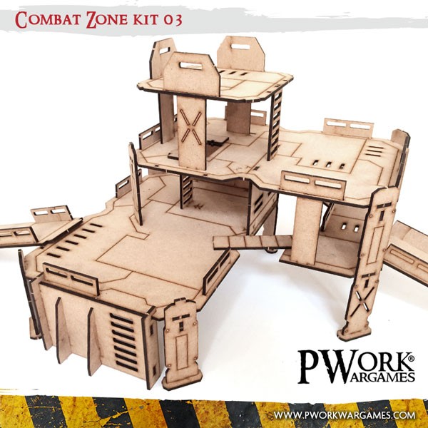 MDF Terrain Scenery - Combat Zone 03