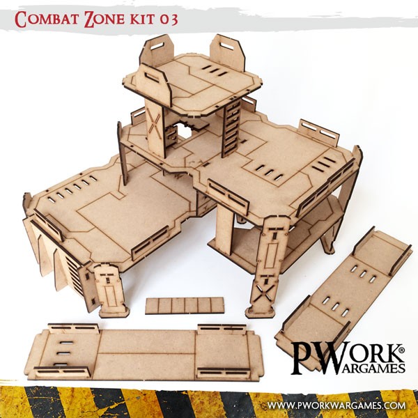 MDF Terrain Scenery - Combat Zone 03